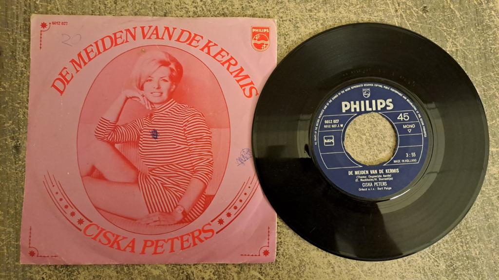 Ciska peters  - de meiden van de kermis, Cd's en Dvd's, Gebruikt, 7 inch, Single, Nederlandstalig