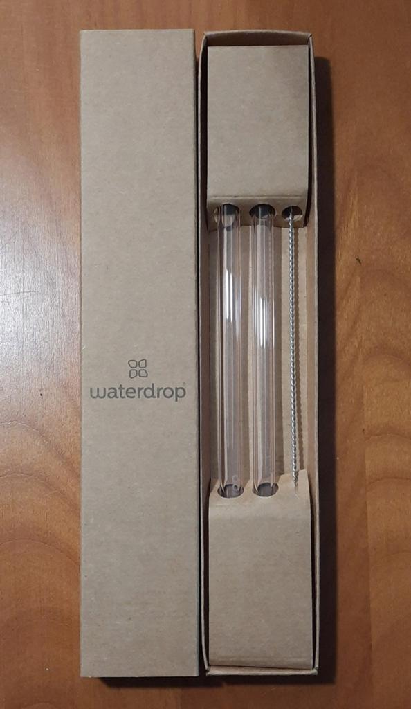 Glazen rietjes van Waterdrop,  roze., Ophalen of Verzenden, Nieuw