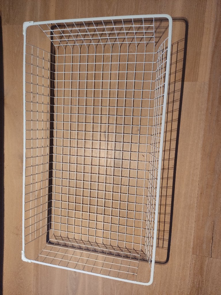 2x IKEA KOMPLEMENT draadmand (oud model), 100x58cm, met rail, Ophalen, Gebruikt, 50 tot 100 cm, Minder dan 100 cm