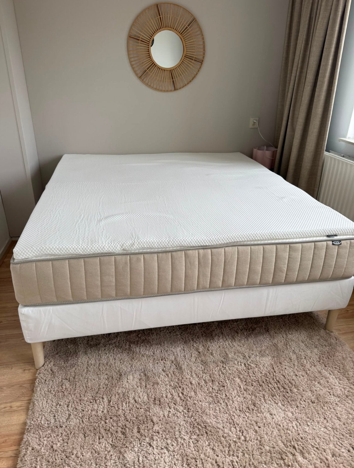 IKEA nordberget topper wit 180x200 cm