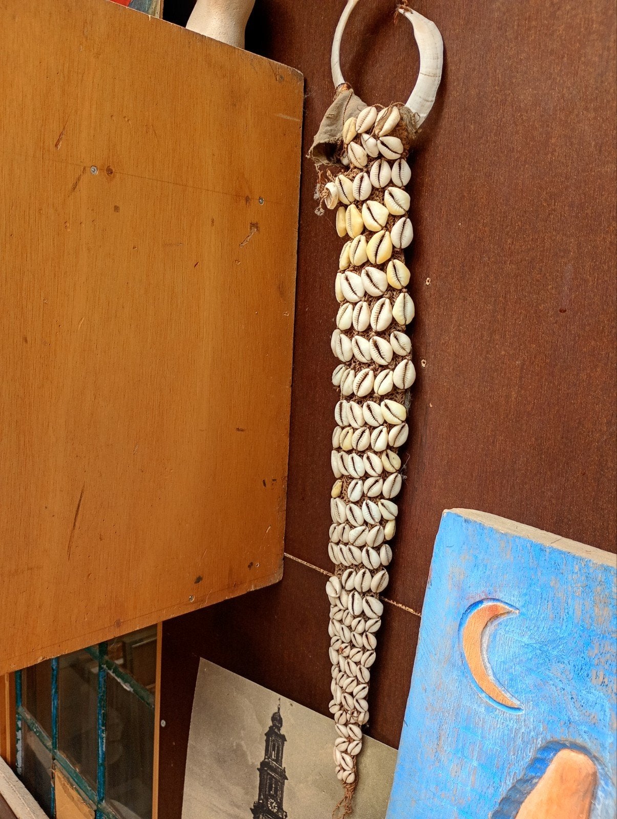 Authentieke ketting Papua met Schelpen en Hoorns, Verzenden