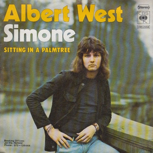 Albert West - Simone (Single), Gebruikt, 7 inch, Pop, Fotohoes