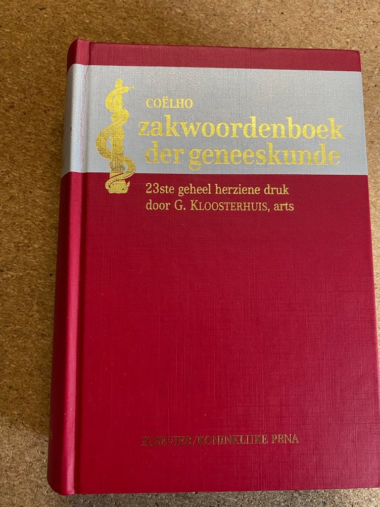 Zakwoordenboek der geneeskunde - Coëlho, Boeken, Overige wetenschappen, Ophalen of Verzenden, Zo goed als nieuw, M.B. Coëlho