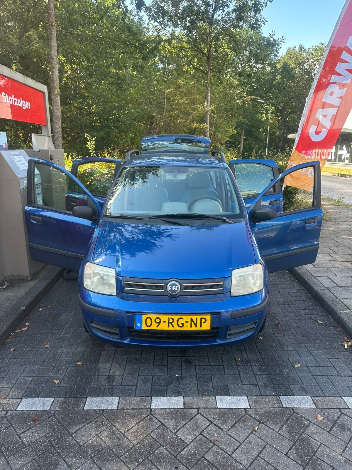 Fiat Panda 1.2 2005 Blauw. APK TOT MEI 2027, Voorwielaandrijving, Origineel Nederlands, Handgeschakeld, Particulier