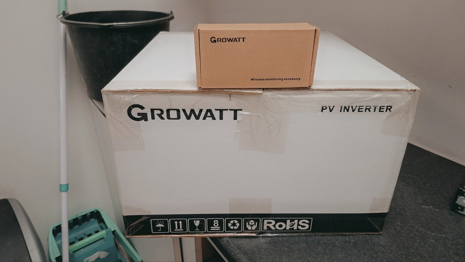 Growatt MIN 4200TL-XH Hybride Omvormer met ShineWiFi-X, Ophalen, Nieuw, Compleet systeem, 200 wattpiek of meer
