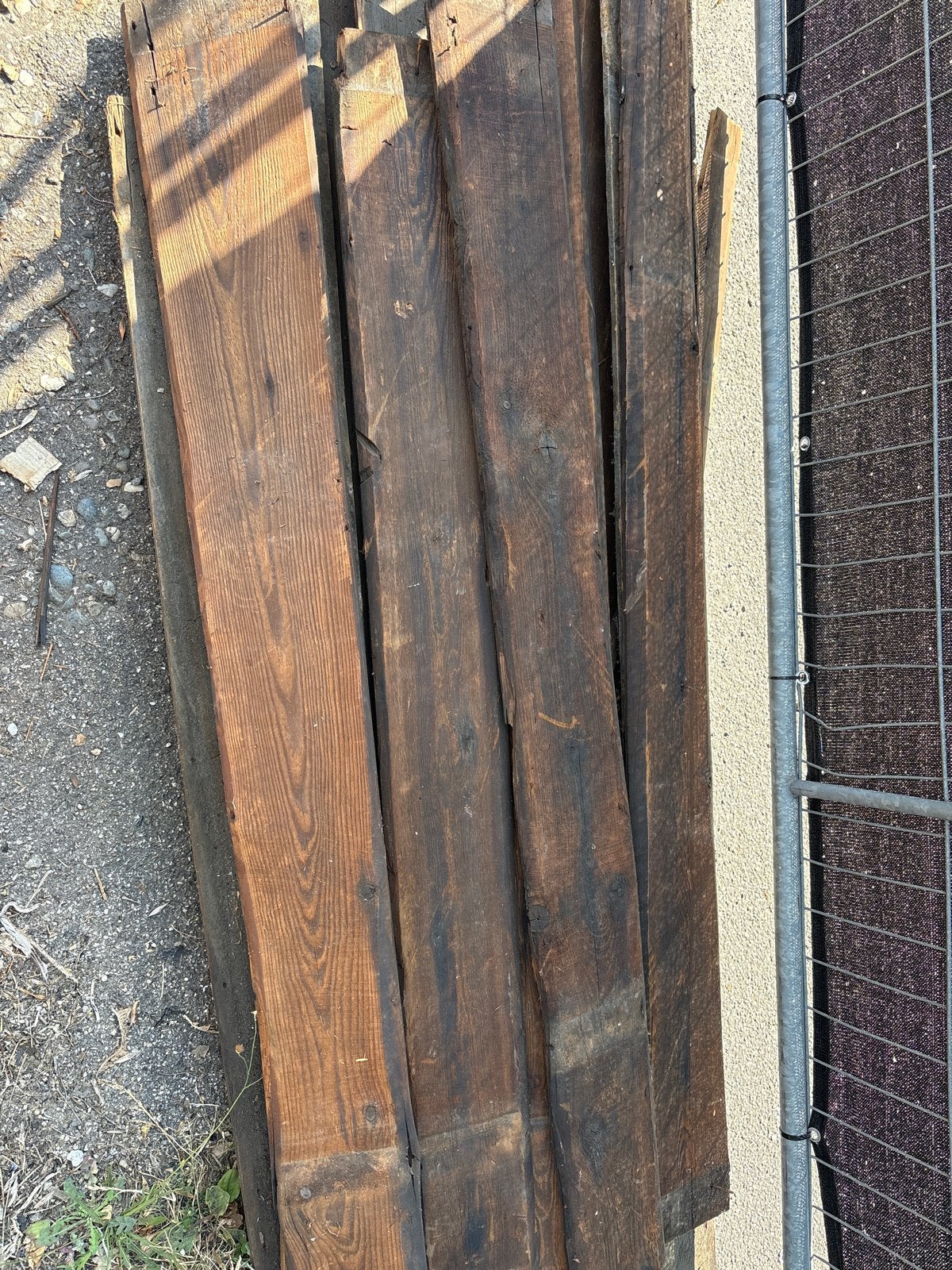 Gebruikte houten planken, diverse maten, oude planken, Gebruikt, Ophalen of Verzenden, Plank, Overige houtsoorten