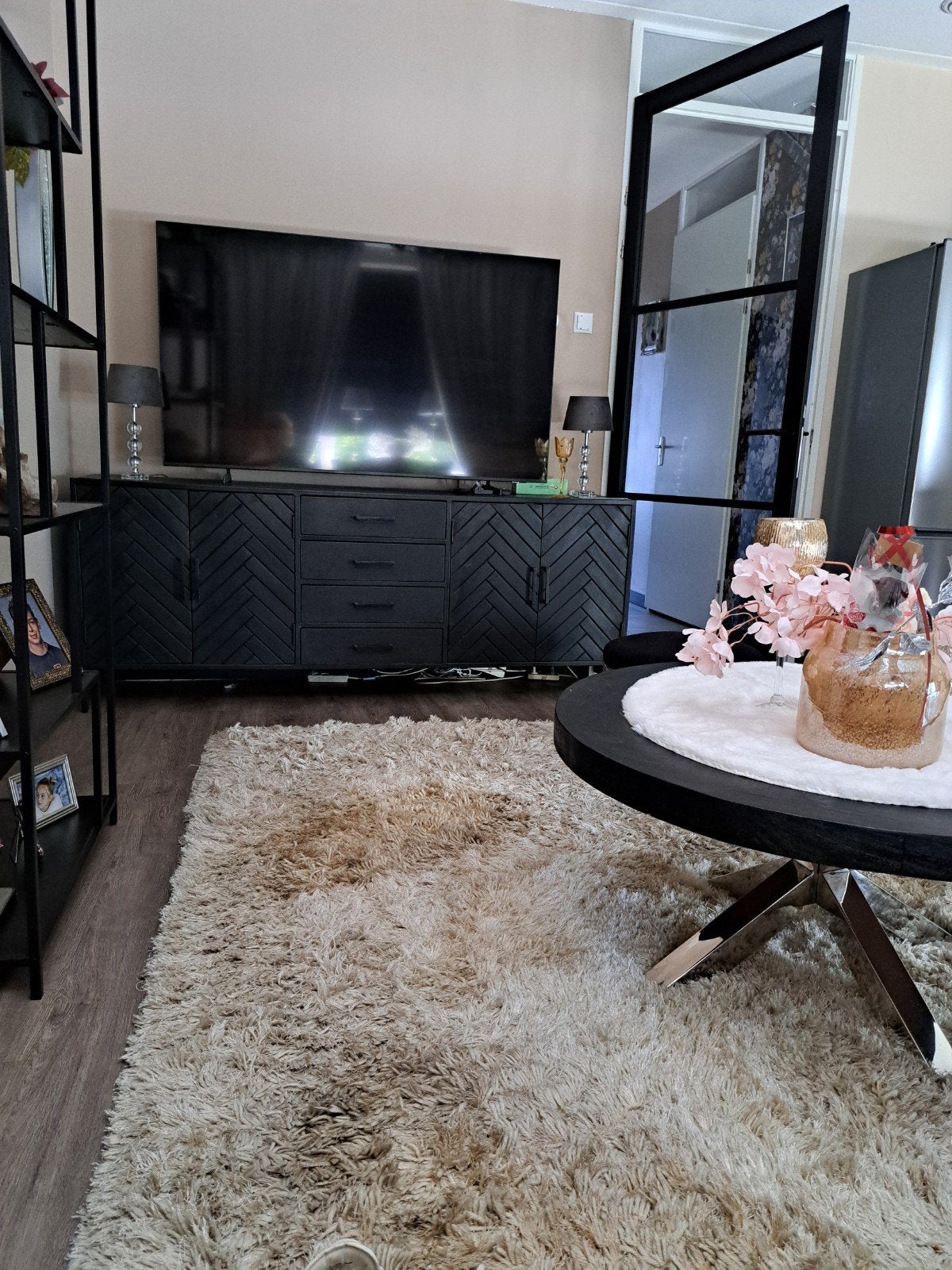 Mango houten kast zwart , super mooi