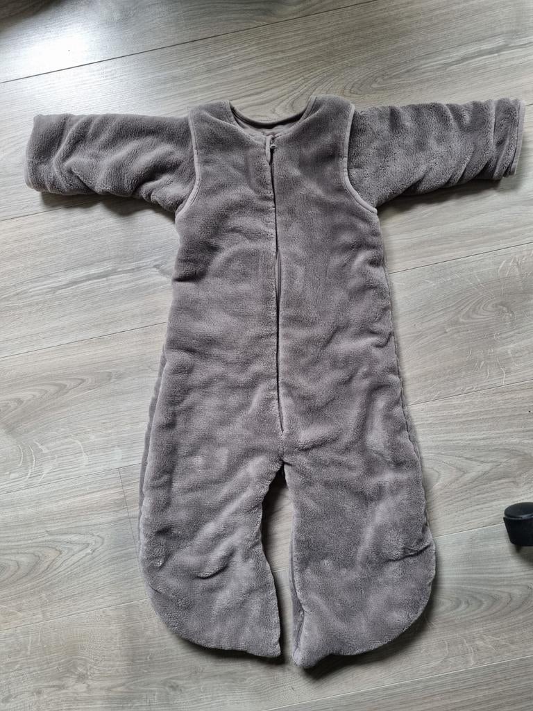 Slaapzak met voeten. Vertbaudet. Taupe. Maat 68/74/80, Ophalen of Verzenden, Zo goed als nieuw, Slaapzak