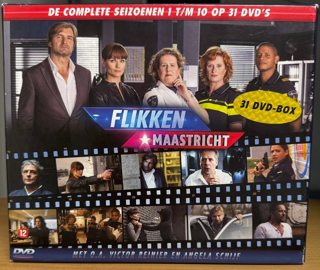 Flikken Maastricht complete seizoenen 1 t/m 10 op 31 Dvd's, Cd's en Dvd's, Dvd's | Tv en Series, Zo goed als nieuw, Vanaf 12 jaar