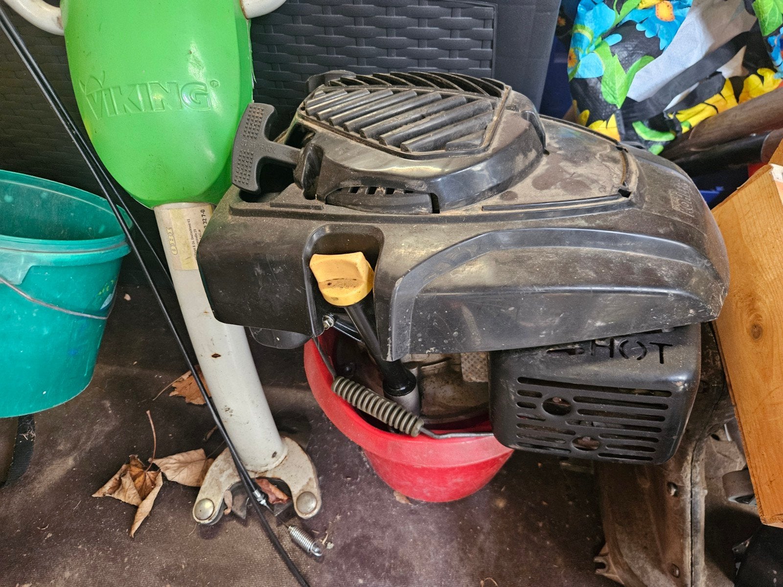 Benzine motor van viking hb 585 verticuteermachine, Ophalen, Gebruikt, Benzine