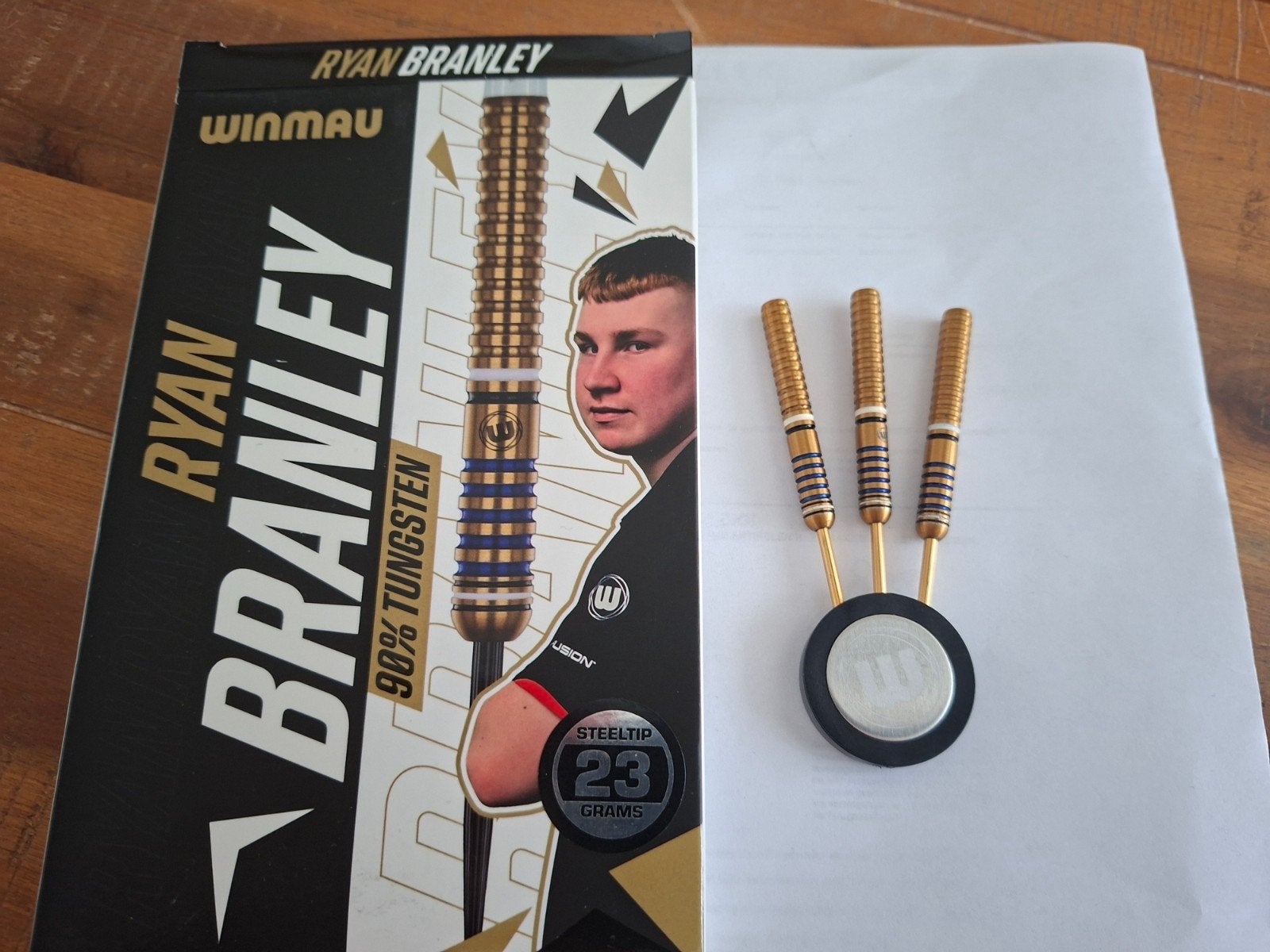 Winmau Ryan Brantley 23g Steeltip Darts, Ophalen of Verzenden, Zo goed als nieuw, Pijlen