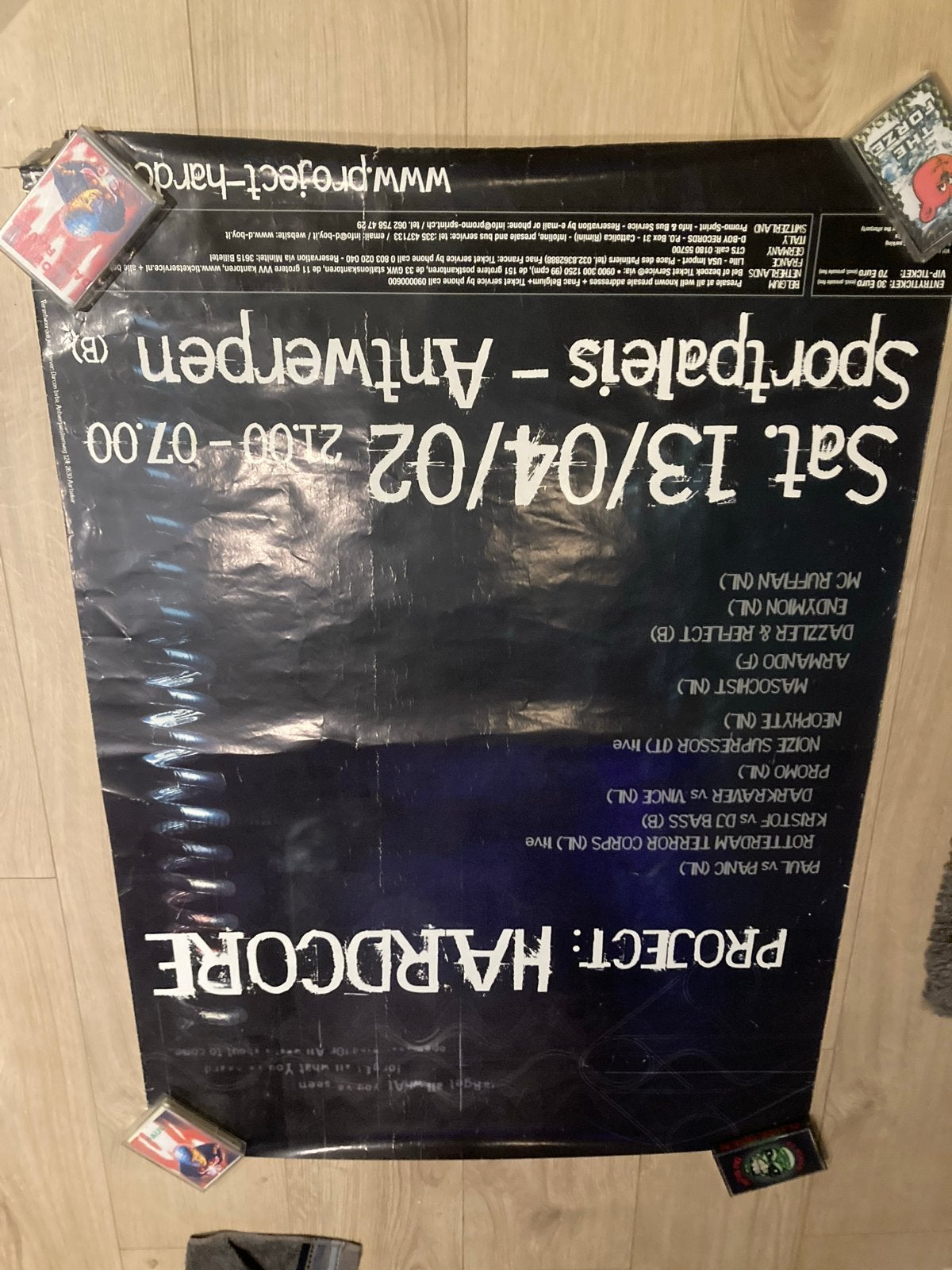 Poster Project Hardcore 2002 Gabber, Verzamelen, Ophalen of Verzenden, A1 t/m A3, Muziek, Rechthoekig Staand