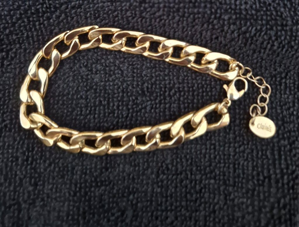 Mooie Zware Stainless Steel Armband  Nieuw, Ophalen of Verzenden, Nieuw, Goud, Staal
