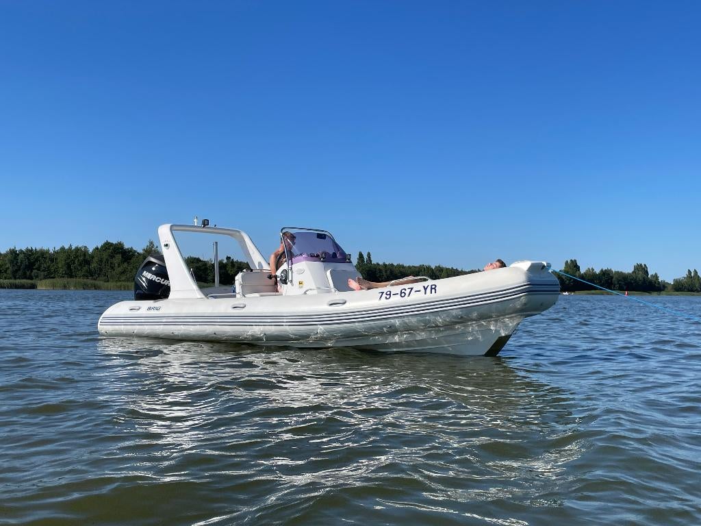 Brig 645 + 175 pk Mercury Verado + Trailer | Topconditie, Watersport en Boten, Overige merken, 120 tot 200 pk, Ophalen of Verzenden
