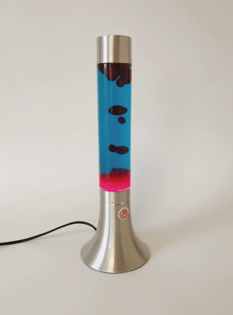 RETRO LAVALAMP | BLAUW/ROOD, -, -, Nieuw, Ophalen of Verzenden