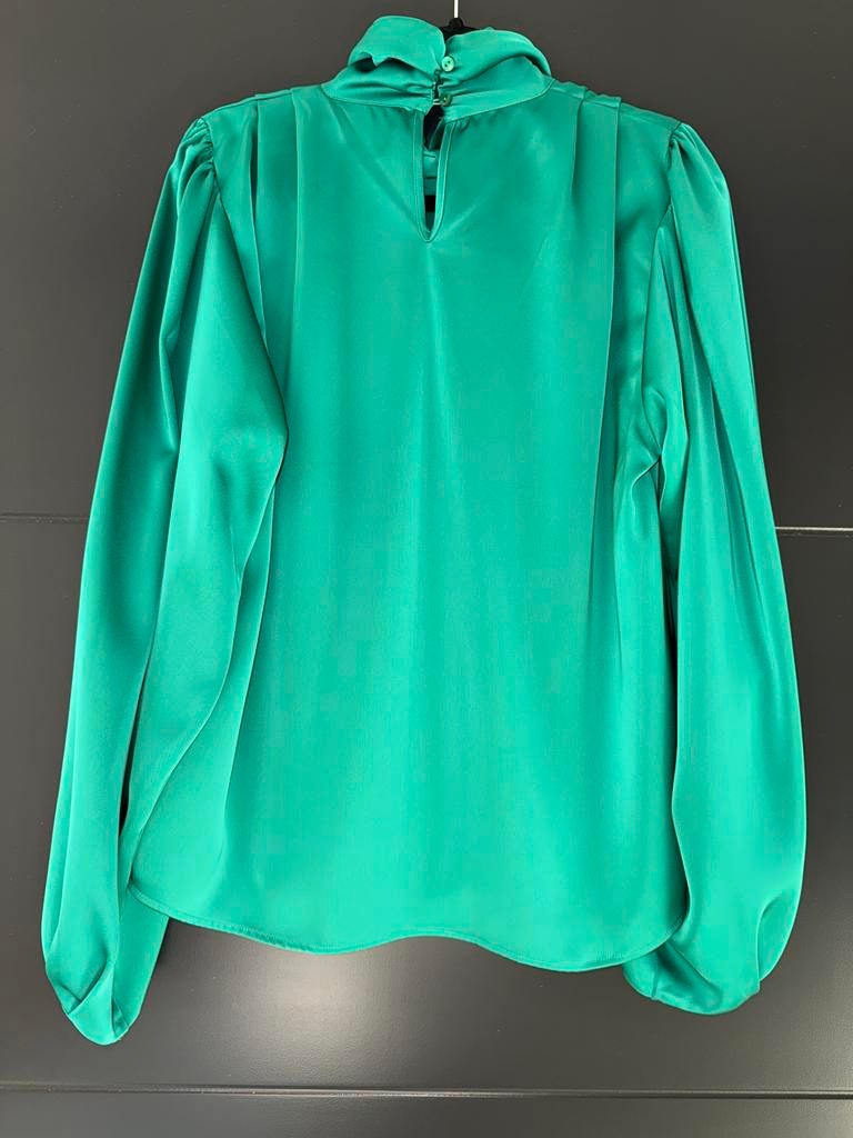 Lonneke Nooteboom Blouse - Maat L, Kleding | Dames, Blouses en Tunieken, Zo goed als nieuw, Maat 42/44 (L), Groen, Ophalen of Verzenden
