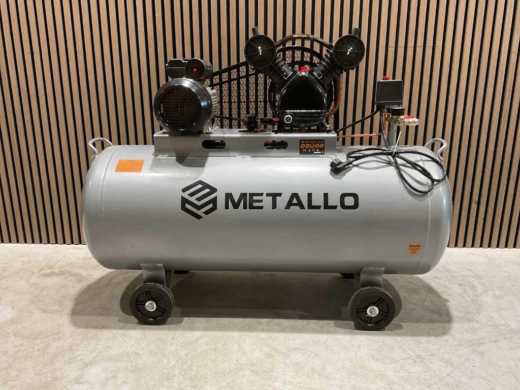 Metallo META-AC200L luchtcompressor nieuw in kist ‼️, Doe-het-zelf en Verbouw, Compressors, Nieuw, 6 tot 10 bar, 100 liter of meer