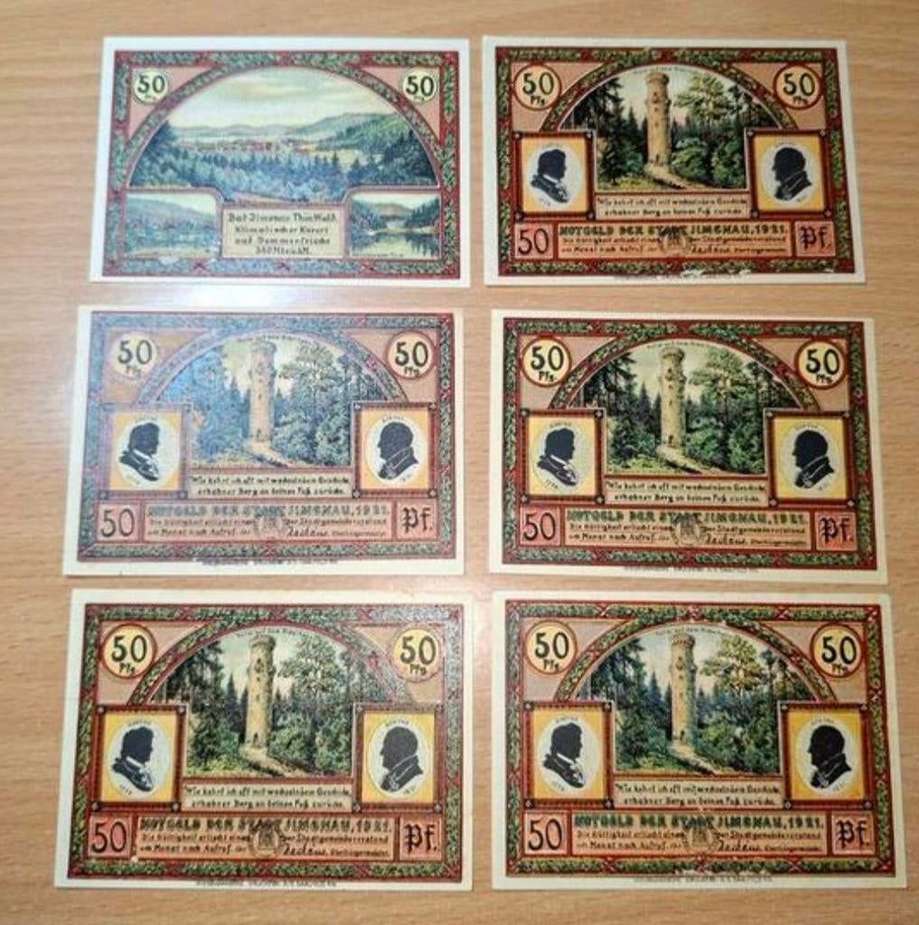 Duits Notgeld Ilmenau Noodgeld, Ophalen of Verzenden, Duitsland