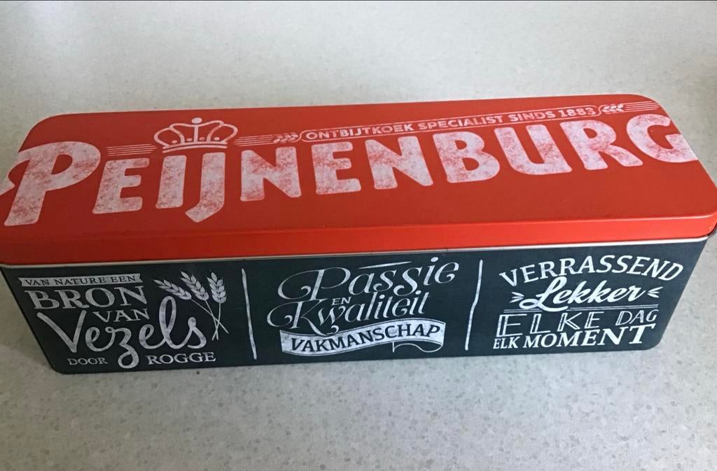 Peijnenburg NIEUWE Koektrommel - Vintage, Ophalen, Nieuw, Overige
