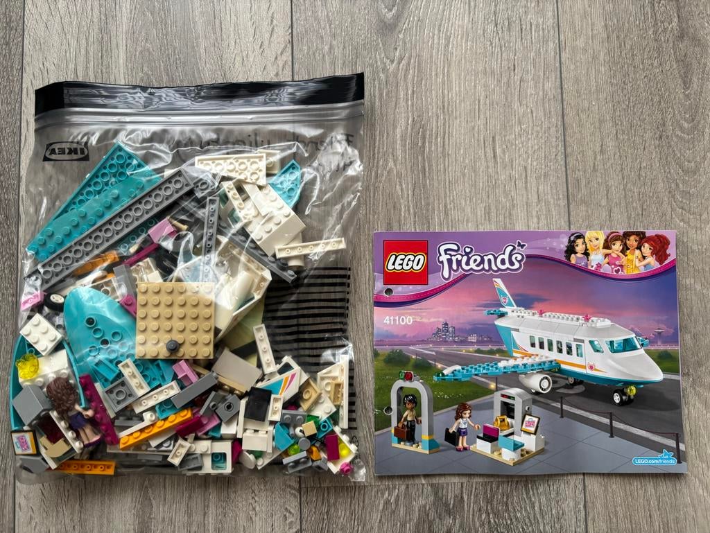 Lego Friends 41100 Heartlake Vliegtuig, Ophalen of Verzenden, Zo goed als nieuw, Complete set, Lego