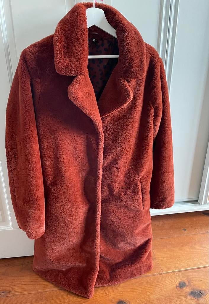 Mooie herfts/winter jas., Ophalen of Verzenden, Gedragen, Maat 36 (S), Bruin