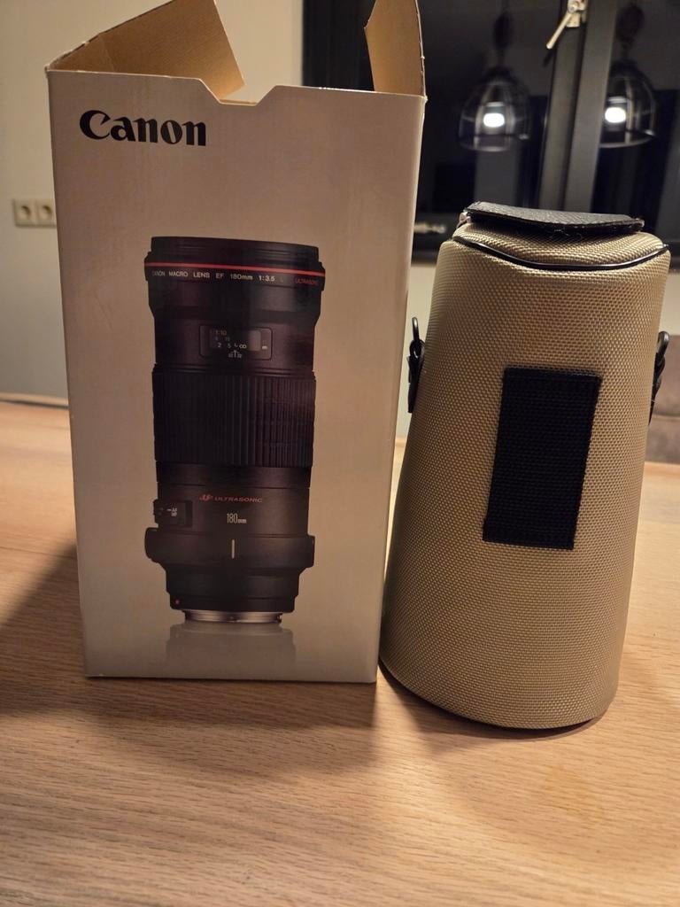 Canon EF 180mm f/3.5L Macro USM - Topstaat!, Audio, Tv en Foto, Fotografie | Lenzen en Objectieven, Ophalen, Zo goed als nieuw