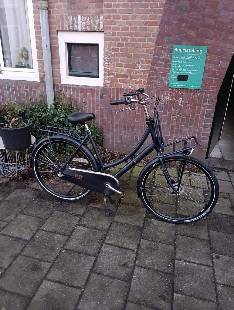Cortina U4 damesfiets 3 versnelling & handremmen, Fietsen en Brommers, Fietsen | Dames | Omafietsen, Gebruikt, 53 tot 56 cm, Versnellingen