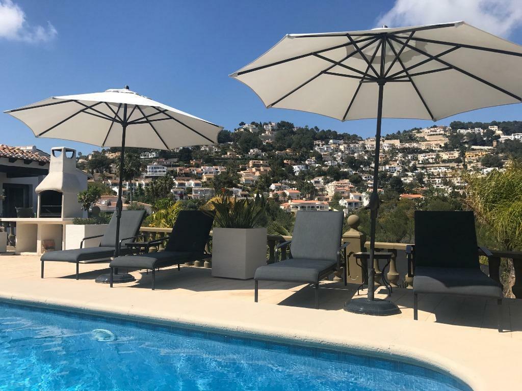 Spanje Costa Blanca Moraira Vakantiehuis Zwembad Jacuzzi, Vakantie, Vakantiehuizen | Spanje, 5 personen, Dorp, 2 slaapkamers, Costa Blanca