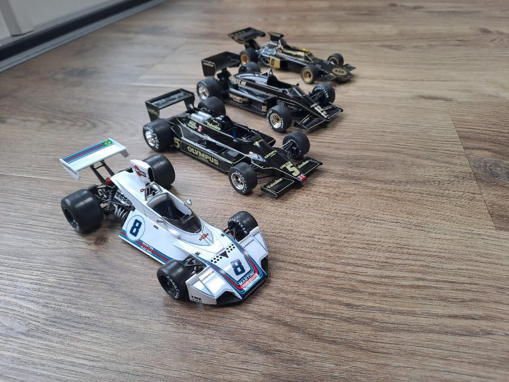 modelauto formule 1 antiek 1:24 lotus brabham, Hobby en Vrije tijd, Modelauto's | 1:24, Zo goed als nieuw, Auto, Overige merken