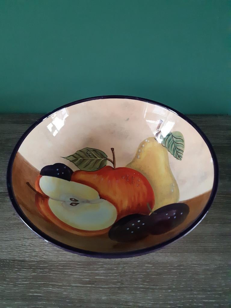 Mooie schaal, Ophalen of Verzenden, Rond, Glas