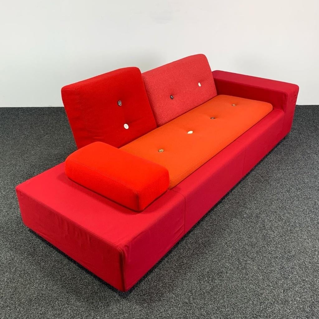 Vitra Polder Sofa XS - Rood 25131, Huis en Inrichting, Ophalen, Gebruikt, Tweepersoons, Rood