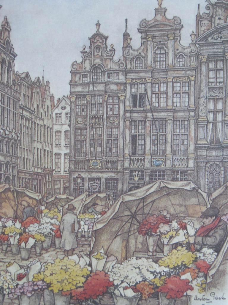 Anton Pieck. Afbeeldingen België., Ophalen of Verzenden