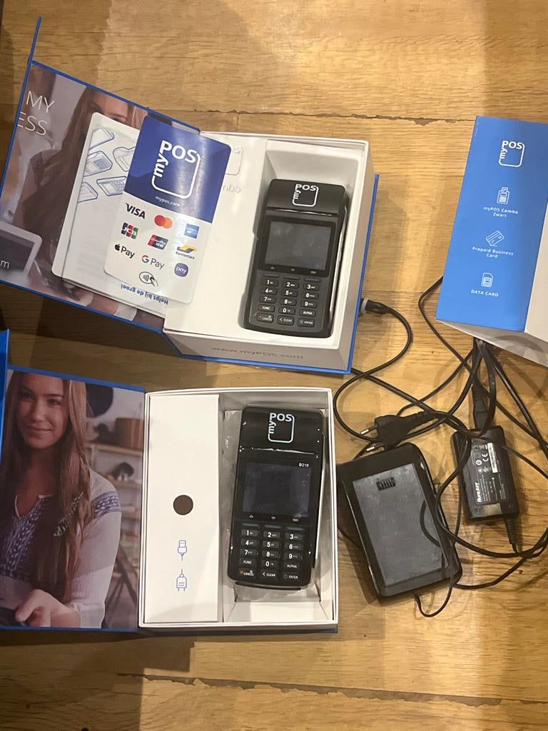 2x MyPOS PAX D210 Mobiele Pinautomaat, Ophalen of Verzenden, Gebruikt