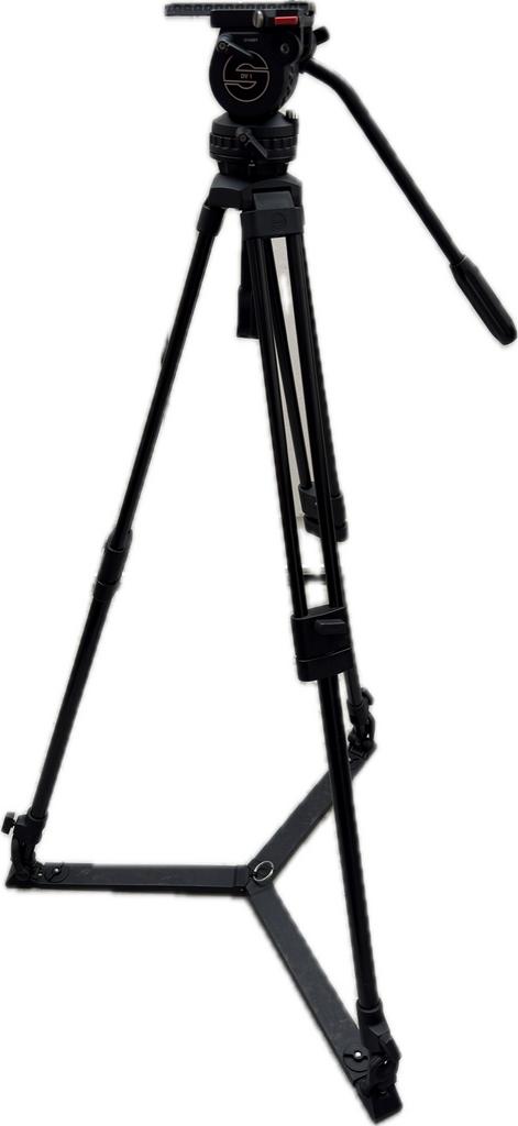 Sachtler DV-1 Professioneel Video Statief, Audio, Tv en Foto, Fotografie | Statieven en Balhoofden, Gebruikt, 150 tot 175 cm, Met balhoofd
