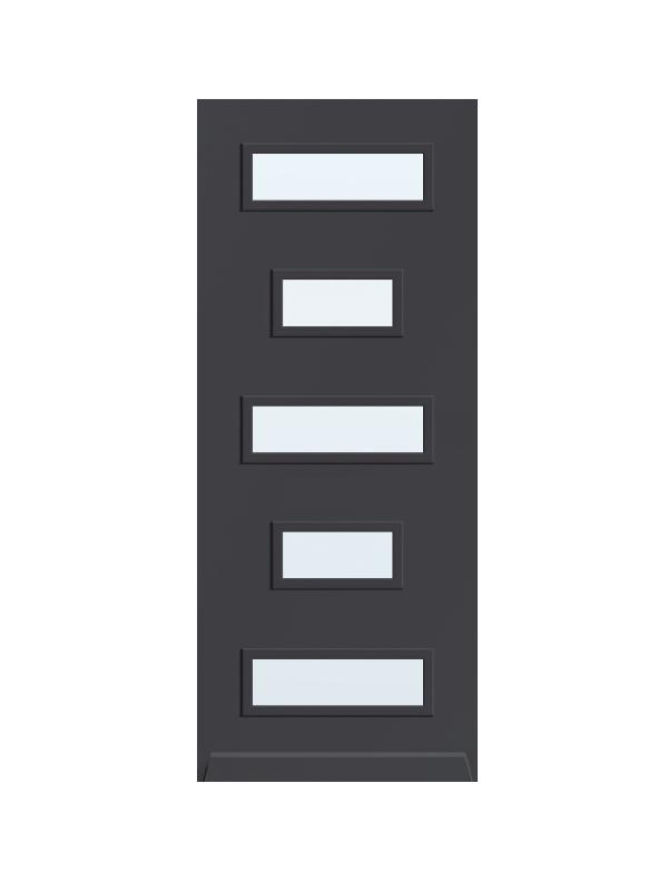 01. Voordeur inclusief montage en materialen - Geïsoleerd, Doe-het-zelf en Verbouw, Deuren en Horren, Nieuw, Buitendeur, 200 tot 215 cm