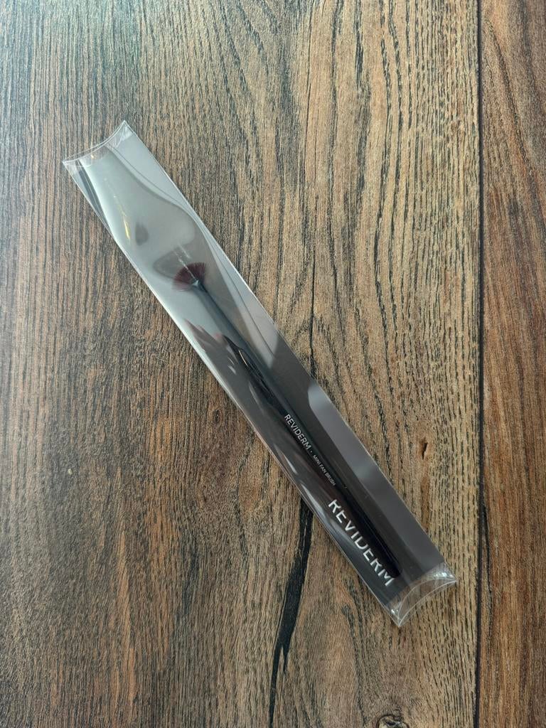 Reviderm Mini Fan Brush - make-up kwast / penseel, Ogen, Zwart, Nieuw, Ophalen of Verzenden