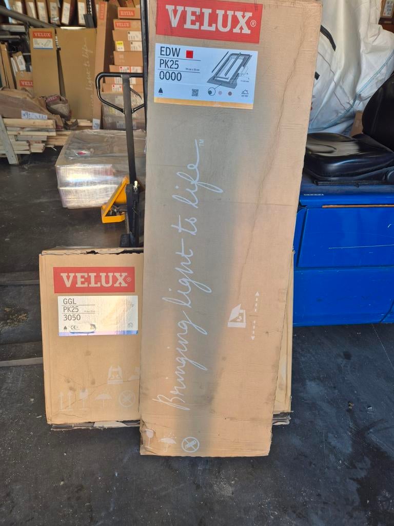 Velux dakramen GGL pk25 3050 - 94x55 bxh, Minder dan 80 cm, Nieuw, Ophalen of Verzenden, Dubbelglas
