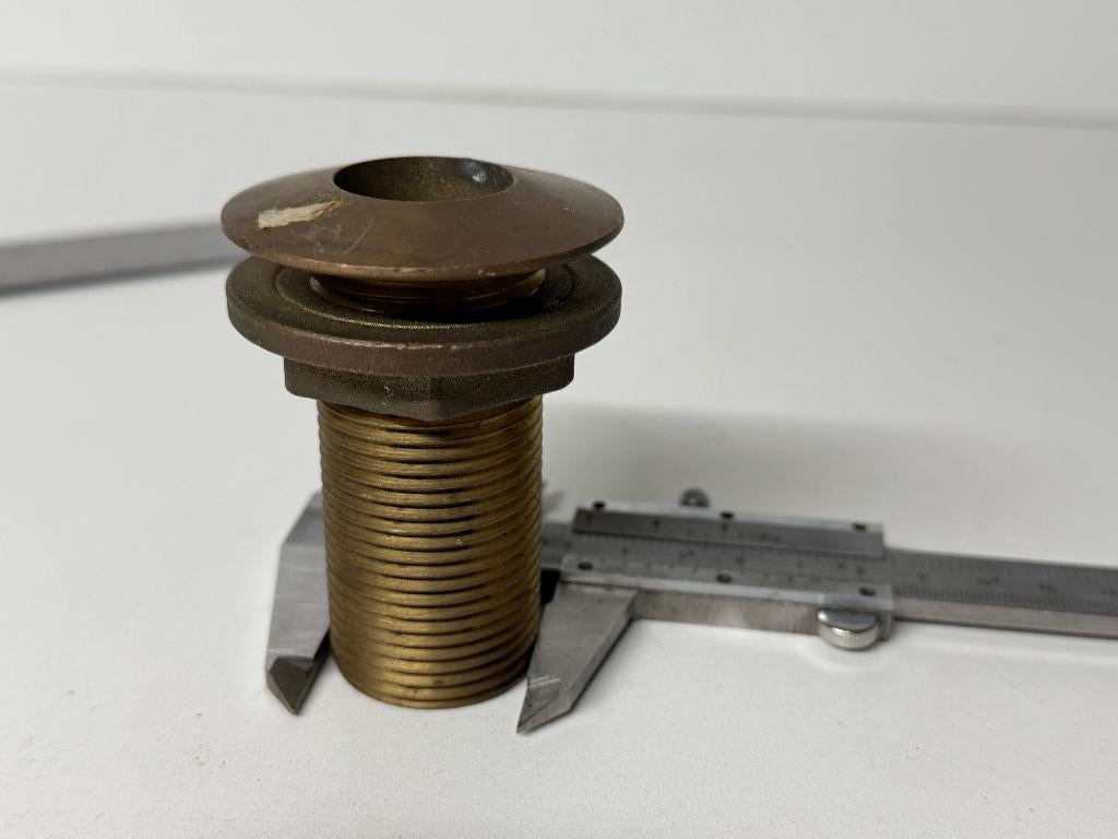 Bronzen doorvoer / dekdoorvoer 33mm, Watersport en Boten, Ophalen of Verzenden, Gebruikt, Overige typen