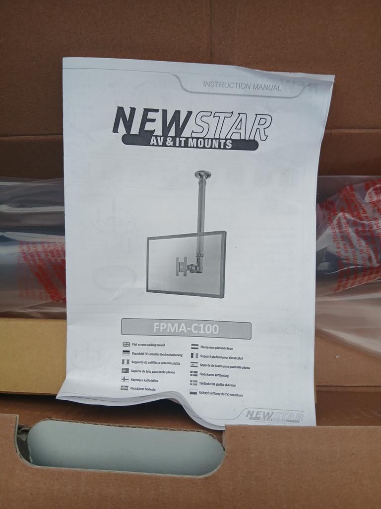 Nieuwe Plafondsteun voor Monitor/TV - Nieuw in Verpakking, Ophalen of Verzenden, Nieuw