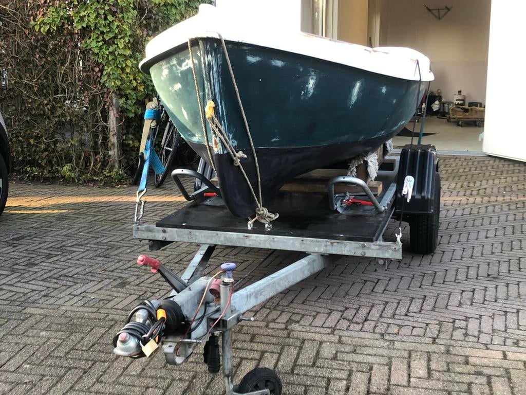 Sloep / Roeiboot - Opknapper met stalling-bok, Watersport en Boten, Bootonderdelen, Ophalen, Gebruikt, Overige typen, Motorboot