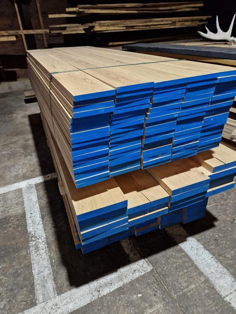 eiken planken KD gedroogd en geschaafd, Doe-het-zelf en Verbouw, Hout en Planken, Ophalen of Verzenden, Nieuw, Eiken, Plank