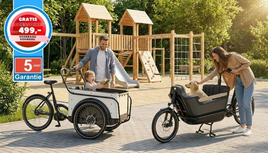 Royal Cargo Bike elektrische bakfiets Nederlandse bakfietsen, Fietsen en Brommers, Fietsen | Bakfietsen, Overige merken, 4 kinderen of meer
