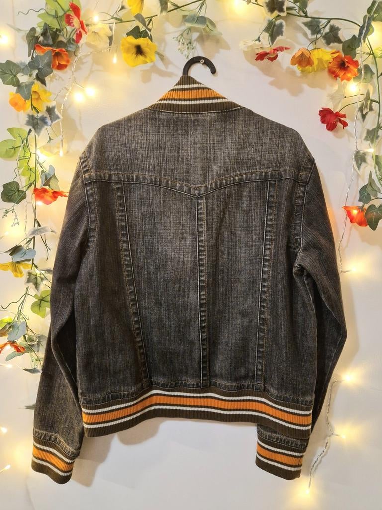 Gave vintage Garcia jeans Y2K streetwear denim spijkerjas, Ophalen of Verzenden, Zo goed als nieuw, Maat 42/44 (L)