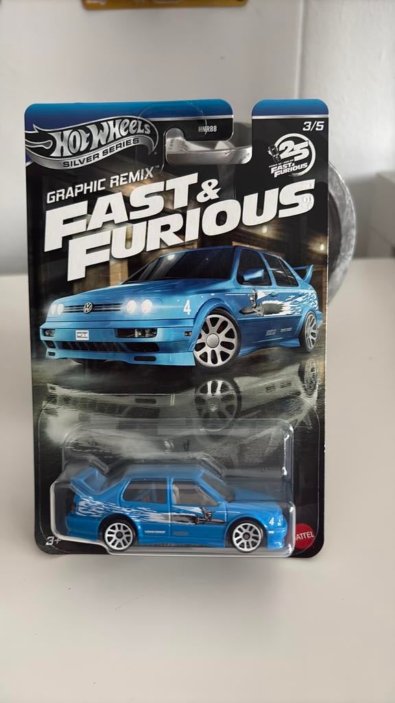 Hot Wheels Volkswagen Jetta MK3 1/64 F&F, Ophalen of Verzenden, Nieuw, Auto