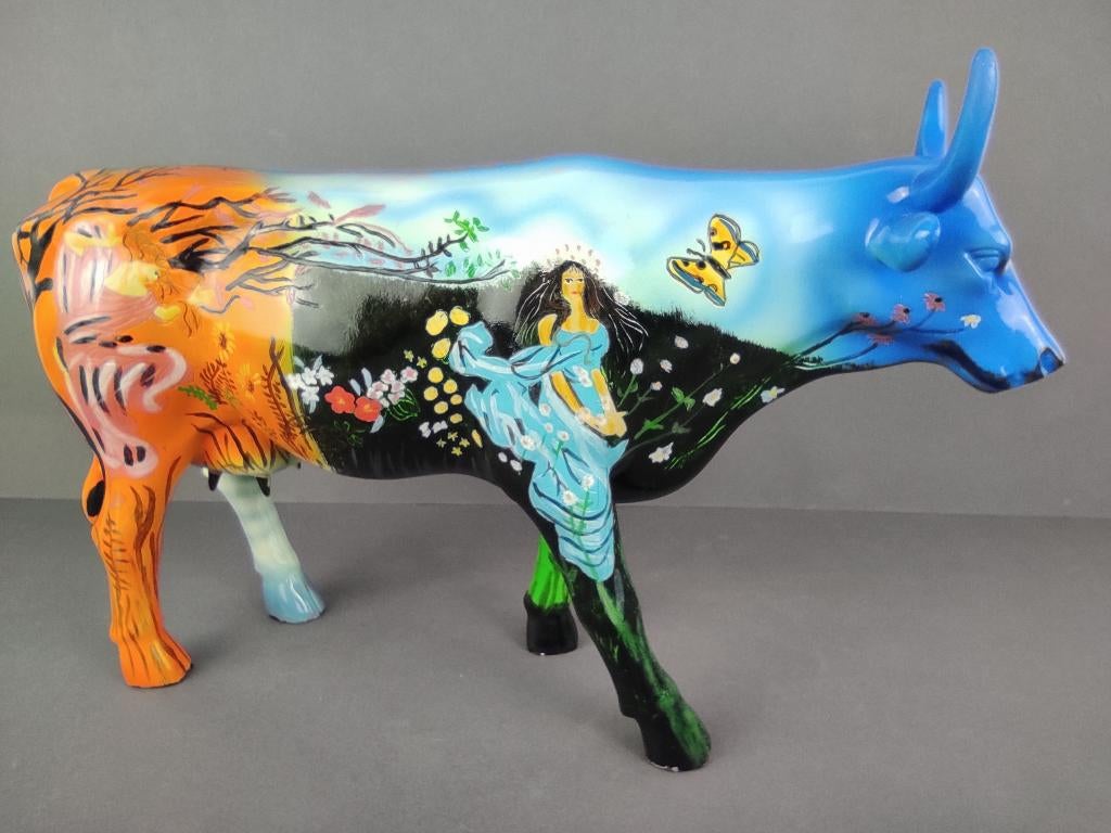 CowParade Koe "Four Seasons" LARGE (zeldzaam), Antiek en Kunst, Kunst | Designobjecten, Ophalen of Verzenden