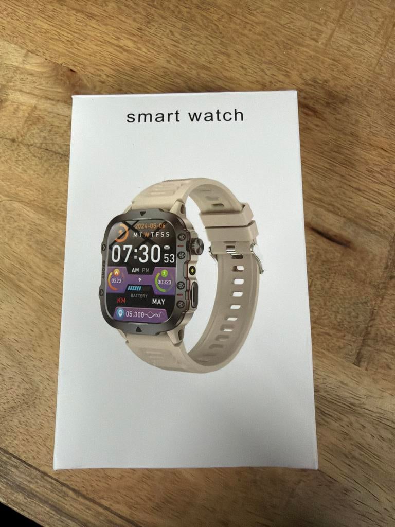 Smart watch - Nieuwstaat, Ophalen, Afstand, Zwart, Nieuw