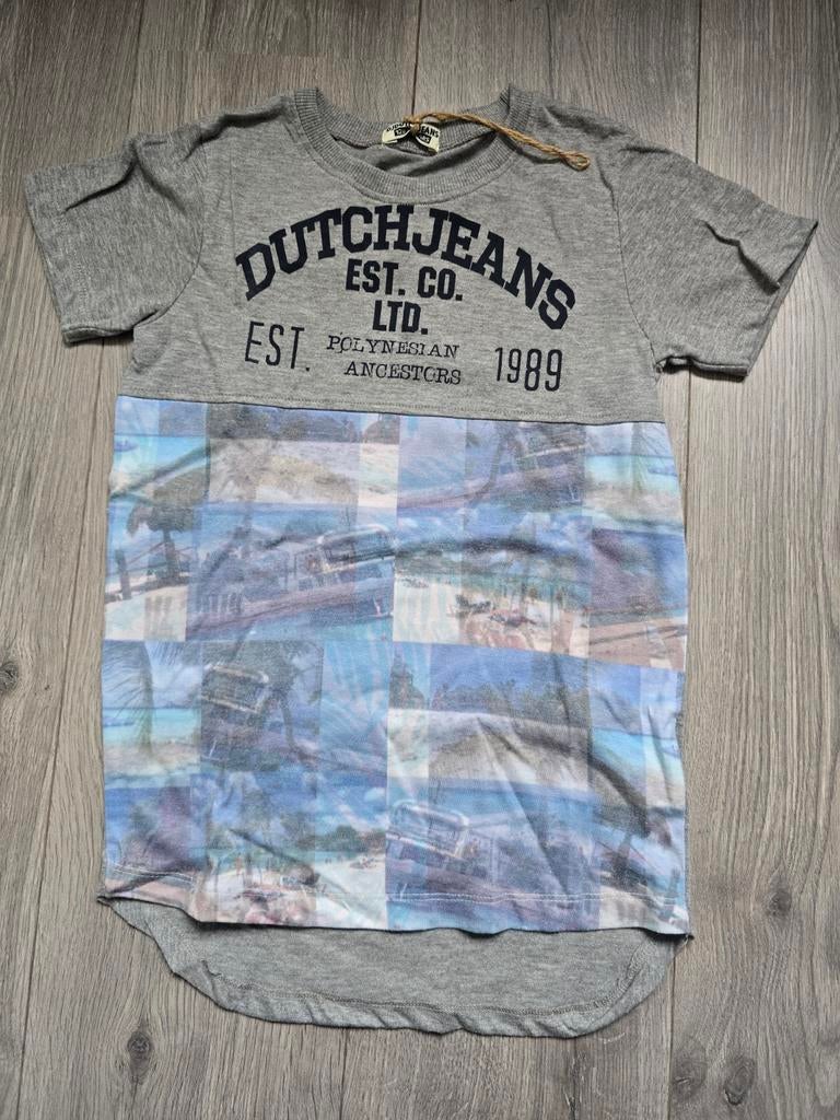 Mooie shirt Dutchy Jeans, maat 128, Nieuw (KG3), Ophalen of Verzenden, Nieuw, Jongen, Shirt of Longsleeve