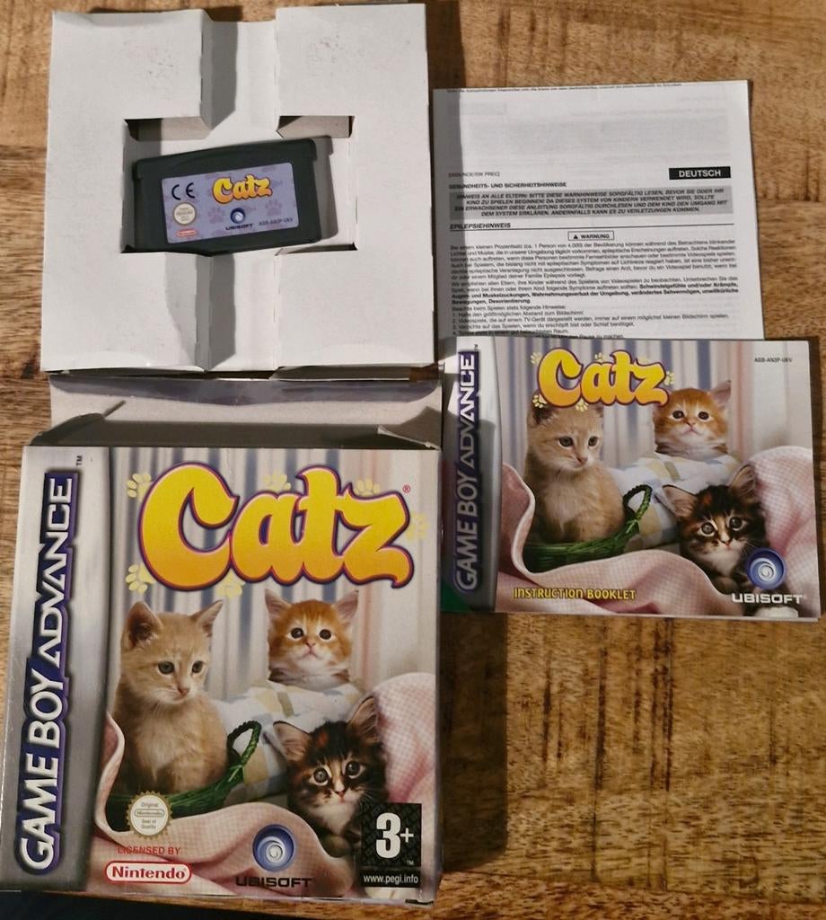 Catz CIB Game Boy Advance - Compleet!, Gebruikt, 1 speler, Ophalen of Verzenden, Vanaf 3 jaar