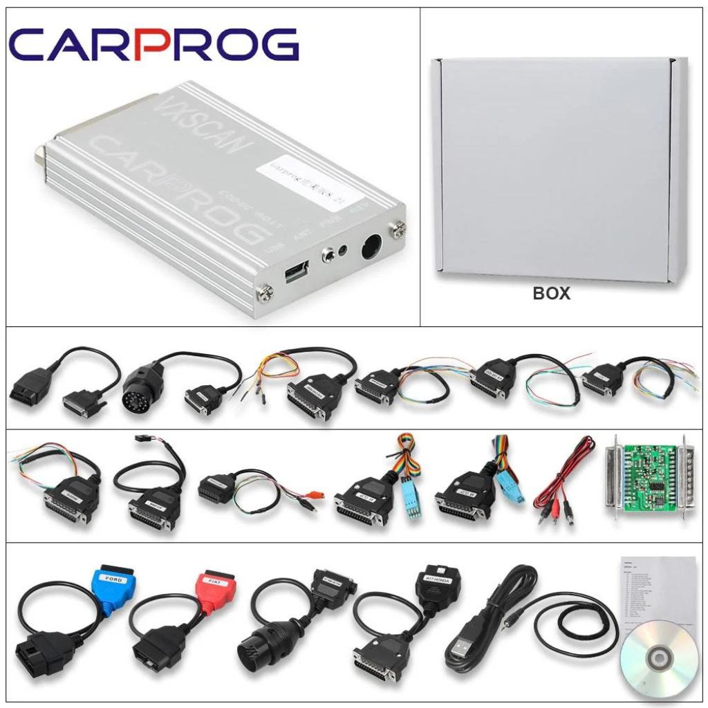 CARPROG V13.77 + keygen FULL 2022 + 21 kabels, Ophalen of Verzenden, Nieuw