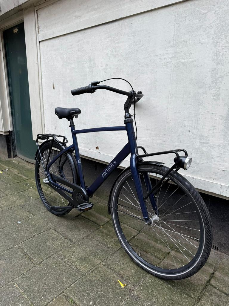 Cortina common heren fiets 61cm 3 versnellingen, Fietsen en Brommers, Fietsen | Dames | Damesfietsen, Ophalen of Verzenden, Zo goed als nieuw